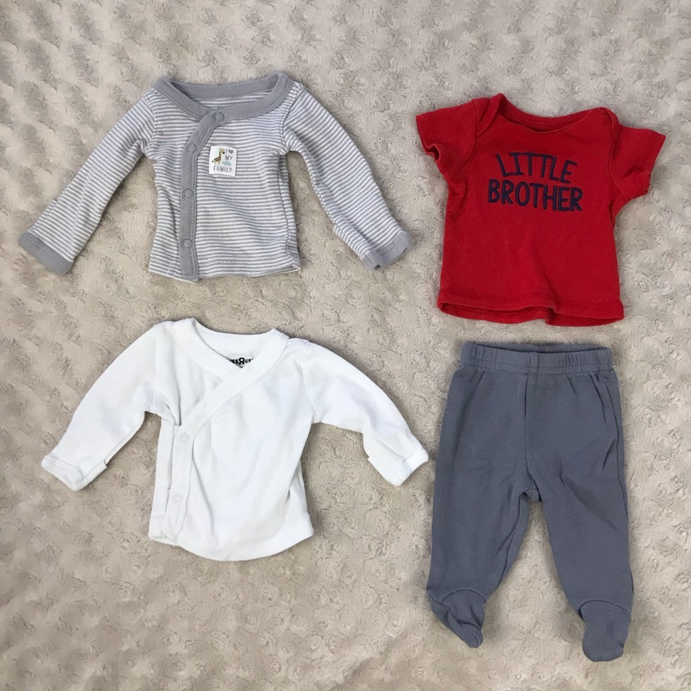 Preemie Baby Boy Bundle Carter’s Dinosaur - Picture 5 of 8